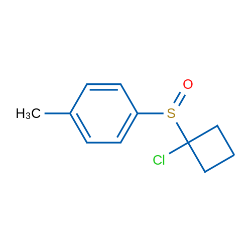 1-[(1-Chlorocyclobutyl)sulfinyl]-4-methylbenzene 250mg