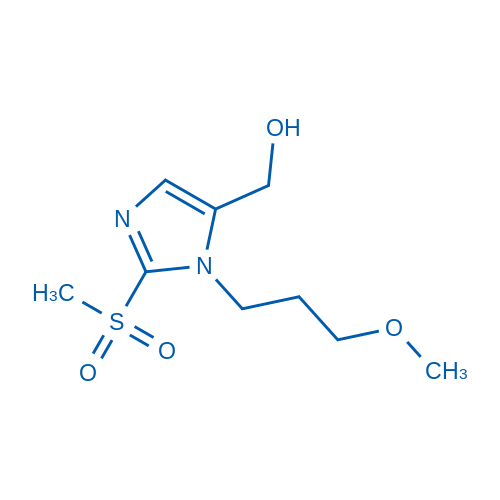 (1-(3-Methoxypropyl)-2-(methylsulfonyl)-1H-imidazol-5-yl)methanol 10g