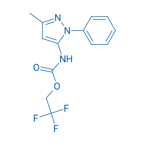 2,2,2-Trifluoroethyl N-(3-methyl-1-phenyl-1H-pyrazol-5-yl)carbamate 1g