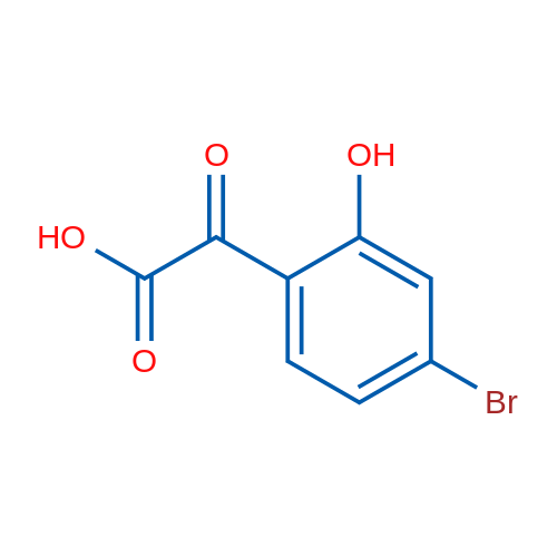 2-(4-Bromo-2-hydroxyphenyl)-2-oxoacetic acid 50mg