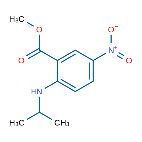 Methyl 2-(isopropylamino)-5-nitrobenzoate 1g