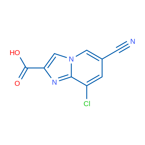 8-Chloro-6-cyanoimidazo[1,2-a]pyridine-2-carboxylic acid 1g