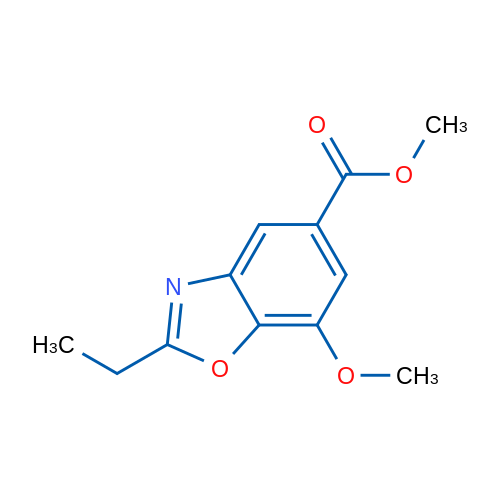 Methyl 2-ethyl-7-methoxybenzo[d]oxazole-5-carboxylate 1g