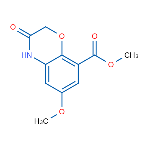 Methyl 6-methoxy-3-oxo-3,4-dihydro-2H-benzo[b][1,4]oxazine-8-carboxylate 5g