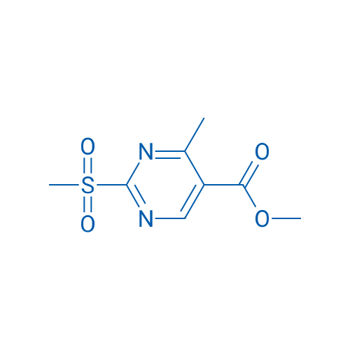 Methyl 4-methyl-2-(methylsulfonyl)pyrimidine-5-carboxylate 1g