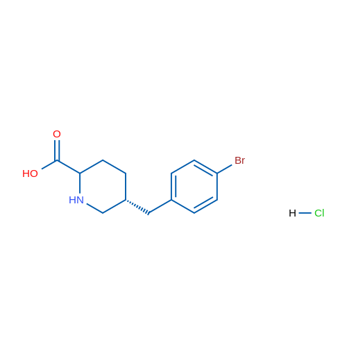 (5R)-5-(4-Bromobenzyl)piperidine-2-carboxylic acid hydrochloride 1g