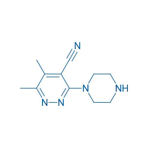 5,6-Dimethyl-3-(piperazin-1-yl)pyridazine-4-carbonitrile 1g