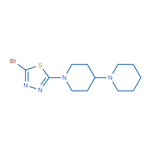 2-([1,4'-Bipiperidin]-1'-yl)-5-bromo-1,3,4-thiadiazole 1g