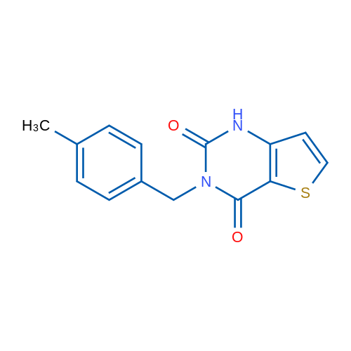3-[(4-Methylphenyl)methyl]-1H,2H,3H,4H-thieno[3,2-d]pyrimidine-2,4-dione 1g