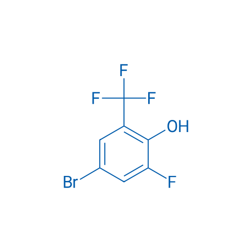 4-Bromo-2-fluoro-6-(trifluoromethyl)phenol 250mg