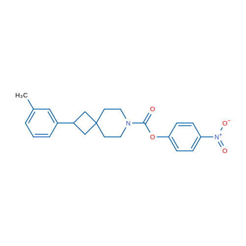 P-NItrophenyl 2-(m-methylphenyl)-7-aza-spiro[3.5]nonane-7-carboxylate 250mg