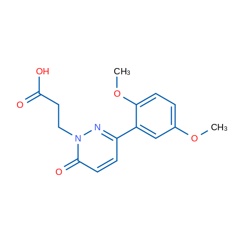 3-[3-(2,5-Dimethoxyphenyl)-6-oxo-1,6-dihydropyridazin-1-yl]propanoic acid 1g
