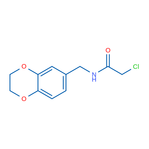 2-Chloro-N-((2,3-dihydrobenzo[b][1,4]dioxin-6-yl)methyl)acetamide 1g