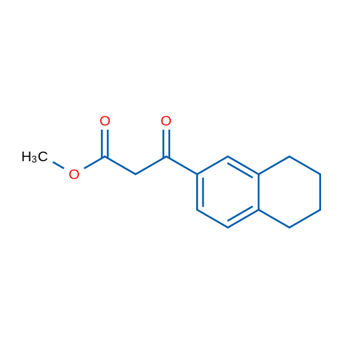 Methyl 3-oxo-3-(5,6,7,8-tetrahydronaphthalen-2-yl)propanoate 1g