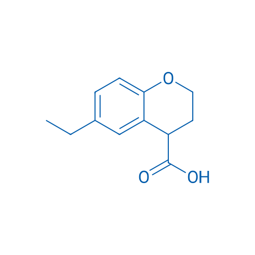 6-Ethyl-3,4-dihydro-2h-1-benzopyran-4-carboxylic acid 1g
