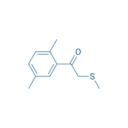 1-(2,5-Dimethylphenyl)-2-(methylsulfanyl)ethan-1-one 1g