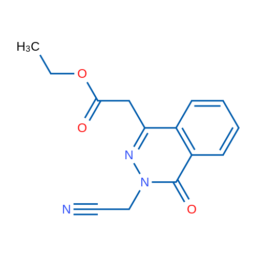 Ethyl 2-(3-(cyanomethyl)-4-oxo-3,4-dihydrophthalazin-1-yl)acetate 1g