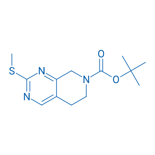tert-Butyl 2-(methylthio)-5,6-dihydropyrido[3,4-d]pyrimidine-7(8H)-carboxylate 100mg