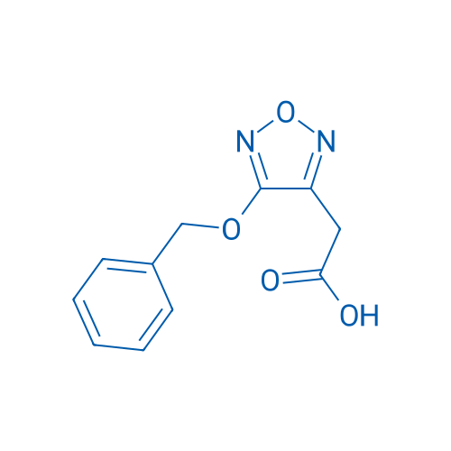 2-(4-(Benzyloxy)-1,2,5-oxadiazol-3-yl)acetic acid 250mg