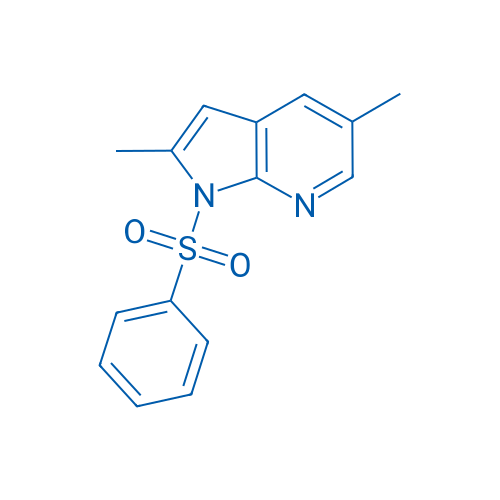 2,5-Dimethyl-1-(phenylsulfonyl)-1H-pyrrolo[2,3-b]pyridine 1g