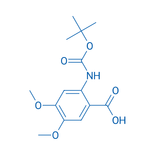 2-((tert-Butoxycarbonyl)amino)-4,5-dimethoxybenzoic acid 250mg