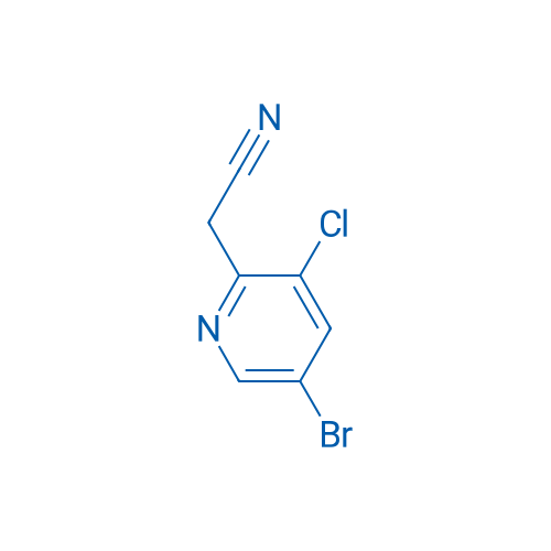 2-(5-Bromo-3-chloropyridin-2-yl)acetonitrile 100mg