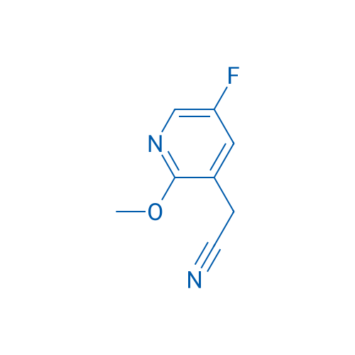 2-(5-Fluoro-2-methoxypyridin-3-yl)acetonitrile 250mg