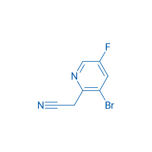 2-(3-Bromo-5-fluoropyridin-2-yl)acetonitrile 1g