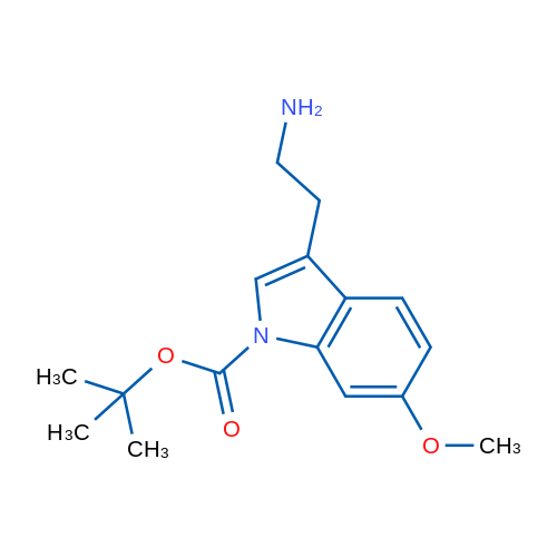tert-Butyl 3-(2-aminoethyl)-6-methoxy-1h-indole-1-carboxylate 1g