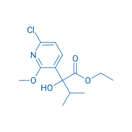 Ethyl 2-(6-chloro-2-methoxypyridin-3-yl)-2-hydroxy-3-methylbutanoate 1g
