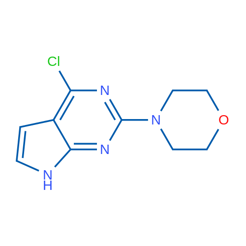 4-(4-Chloro-7H-pyrrolo[2,3-d]pyrimidin-2-yl)morpholine 1g