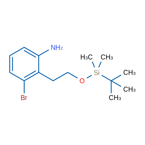 3-Bromo-2-(2-((tert-butyldimethylsilyl)oxy)ethyl)aniline 1g
