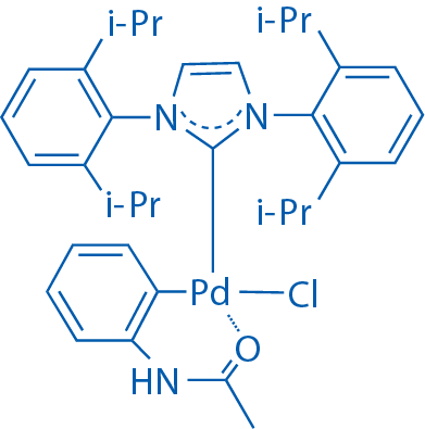 Chloro[[1,3-bis(2,6-diisopropylphenyl)imidazol-2-ylidene](acetanilide)palladium(II)] 1g