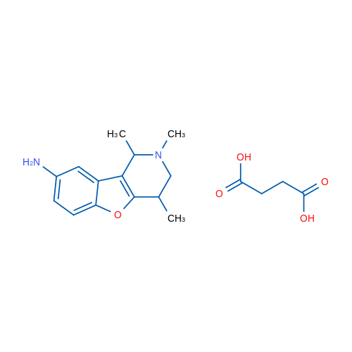 1,2,4-Trimethyl-1,2,3,4-tetrahydrobenzofuro[3,2-c]pyridin-8-amine succinate 5g