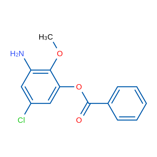 3-Amino-5-chloro-2-methoxyphenyl benzoate 1g