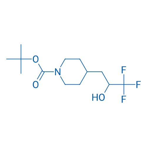 tert-Butyl 4-(3,3,3-trifluoro-2-hydroxypropyl)piperidine-1-carboxylate 250mg