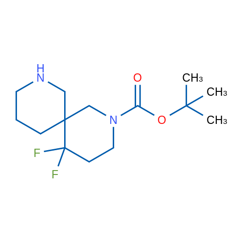tert-Butyl 5,5-difluoro-2,8-diazaspiro[5.5]undecane-2-carboxylate 100mg