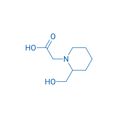 2-(2-(Hydroxymethyl)piperidin-1-yl)acetic acid 250mg