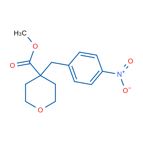Methyl 4-(4-nitrobenzyl)tetrahydro-2H-pyran-4-carboxylate 1g