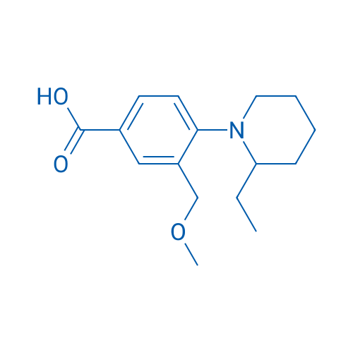 4-(2-Ethylpiperidin-1-yl)-3-(methoxymethyl)benzoic acid 1g