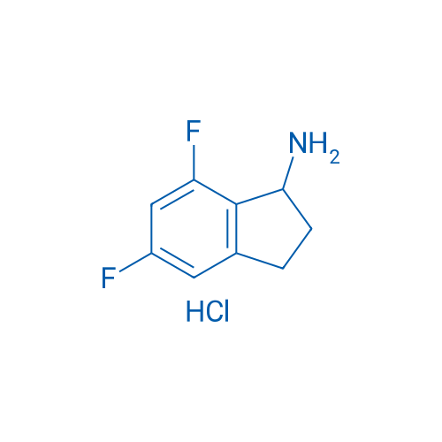5,7-Difluoro-2,3-dihydro-1H-inden-1-amine hydrochloride 1g