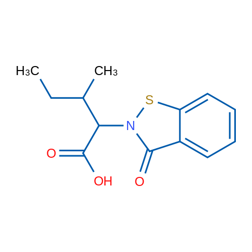3-Methyl-2-(3-oxobenzo[d]isothiazol-2(3H)-yl)pentanoic acid 5g