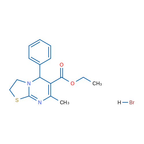 Ethyl 7-methyl-5-phenyl-2H,3H,5H-[1,3]thiazolo[3,2-a]pyrimidine-6-carboxylate hydrobromide 1g