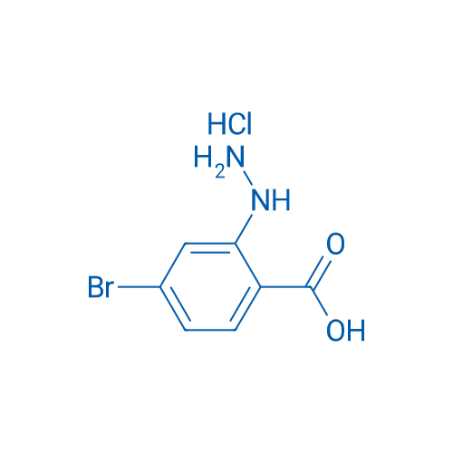 4-Bromo-2-hydrazinylbenzoic acid hydrochloride 1g