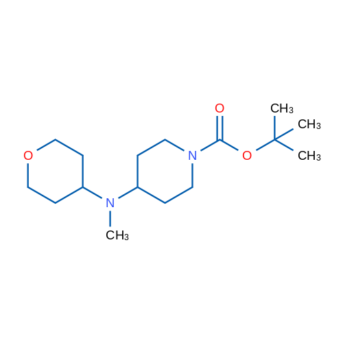 tert-Butyl 4-[methyl(tetrahydropyran-4-yl)amino]piperidine-1-carboxylate 250mg