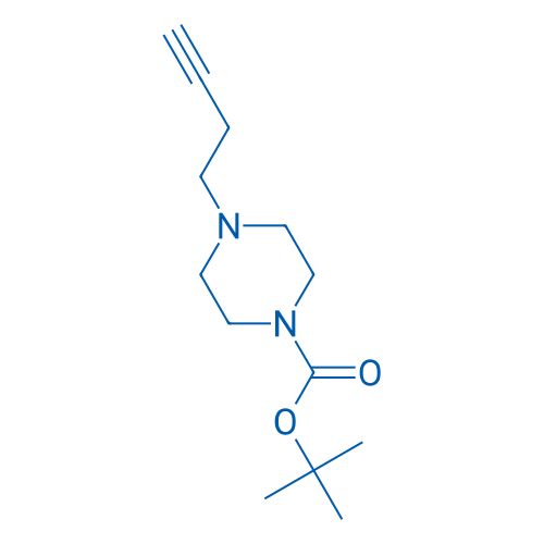 tert-Butyl 4-(but-3-yn-1-yl)piperazine-1-carboxylate 100mg