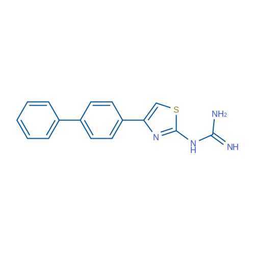 1-(4-([1,1'-Biphenyl]-4-yl)thiazol-2-yl)guanidine 1g