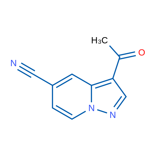 3-Acetylpyrazolo[1,5-a]pyridine-5-carbonitrile 1g