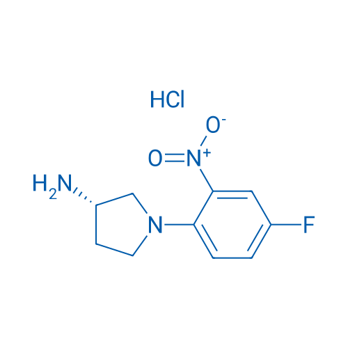 (S)-1-(4-Fluoro-2-nitrophenyl)pyrrolidin-3-amine hydrochloride 1g