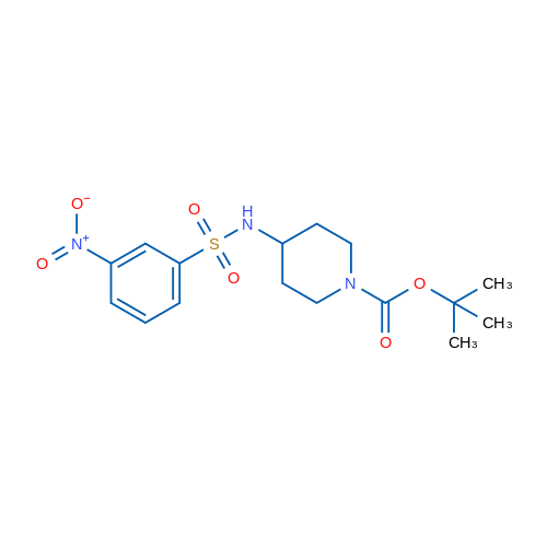 tert-Butyl 4-(3-nitrophenylsulfonamido)piperidine-1-carboxylate 1g